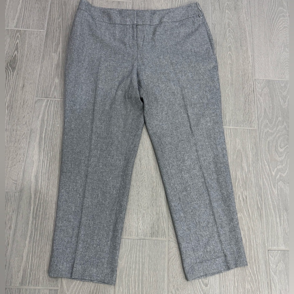 KASPER Herringbone Pants Size 16 Petite NWT